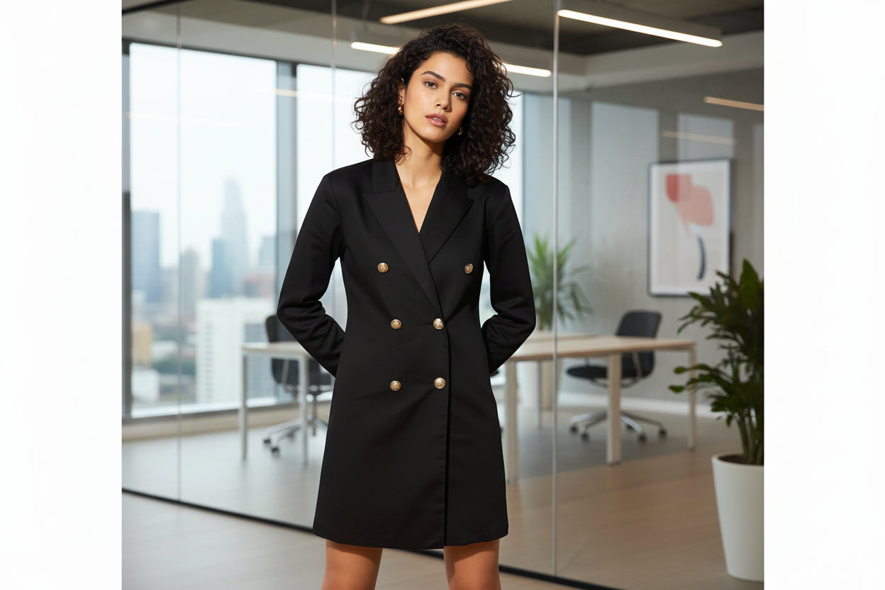 Black Blazer Dress