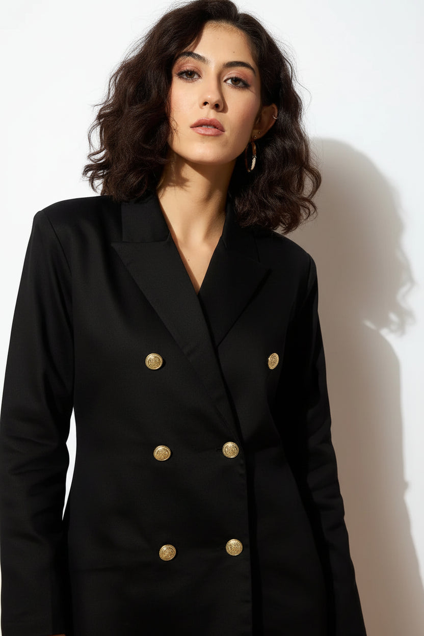 Black Blazer Dress