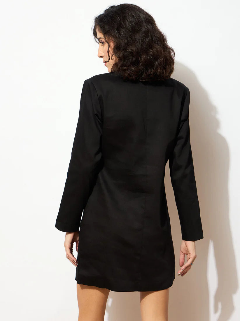Black Blazer Dress