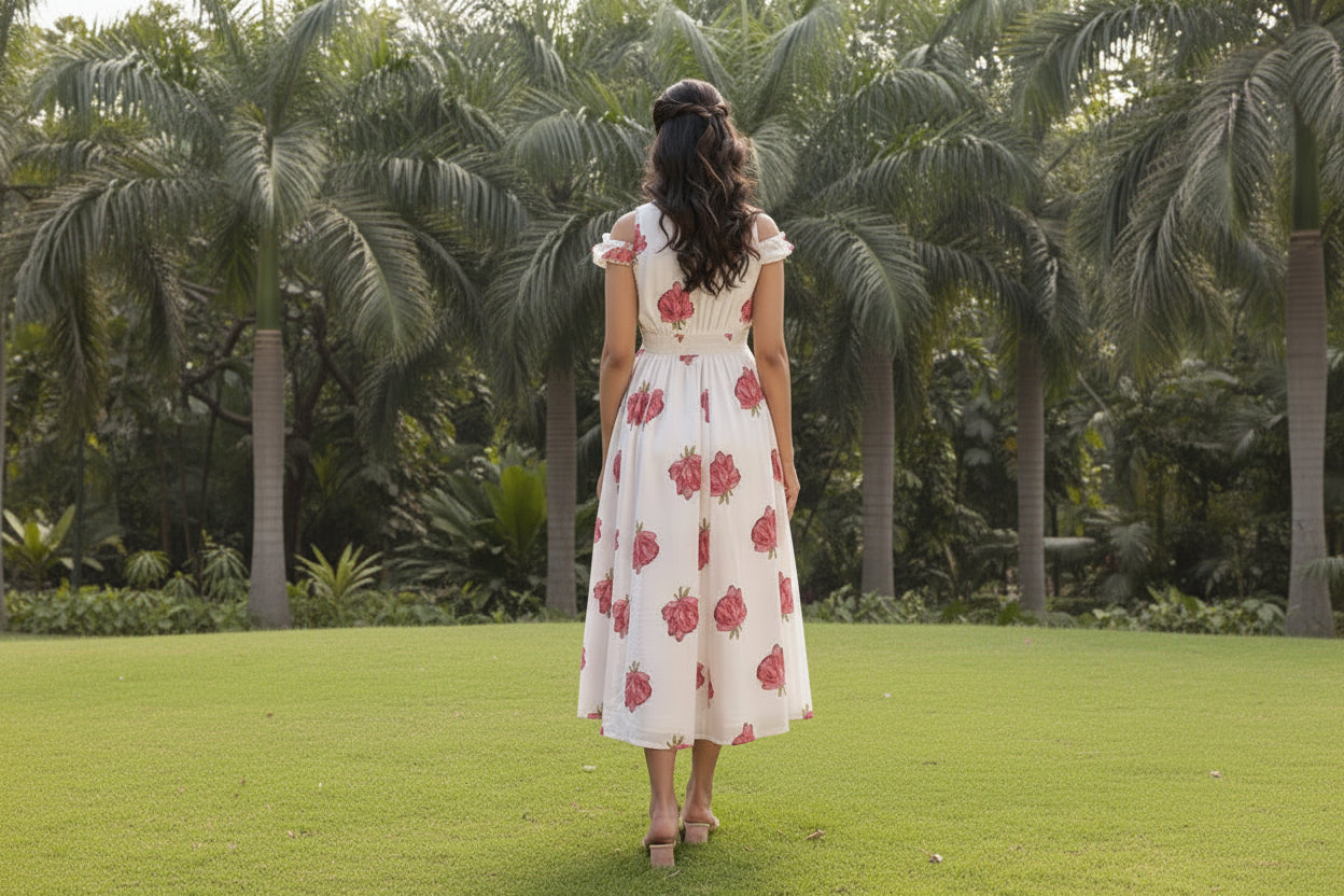 White Rose Midi