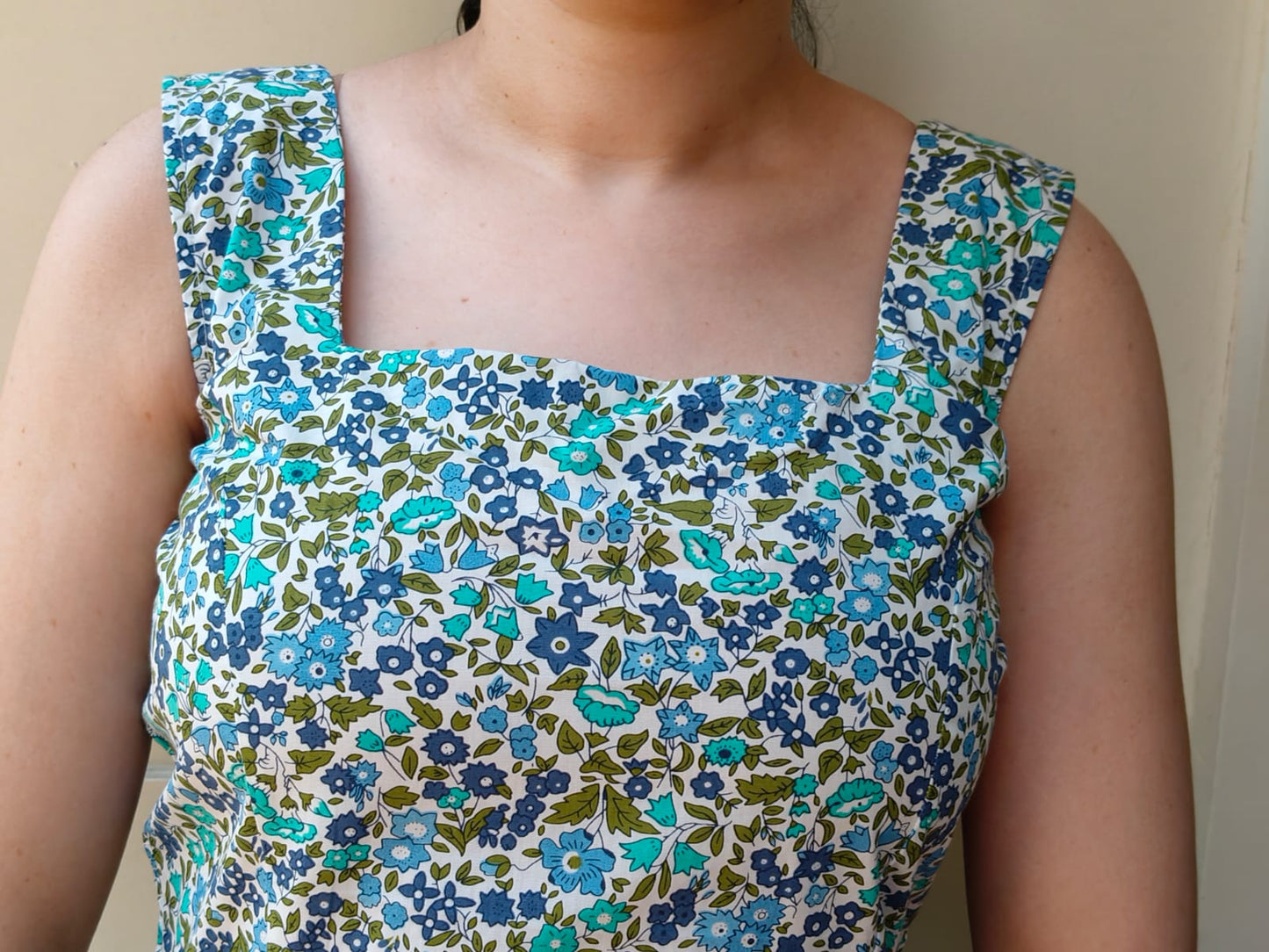 Blue Floral Dress