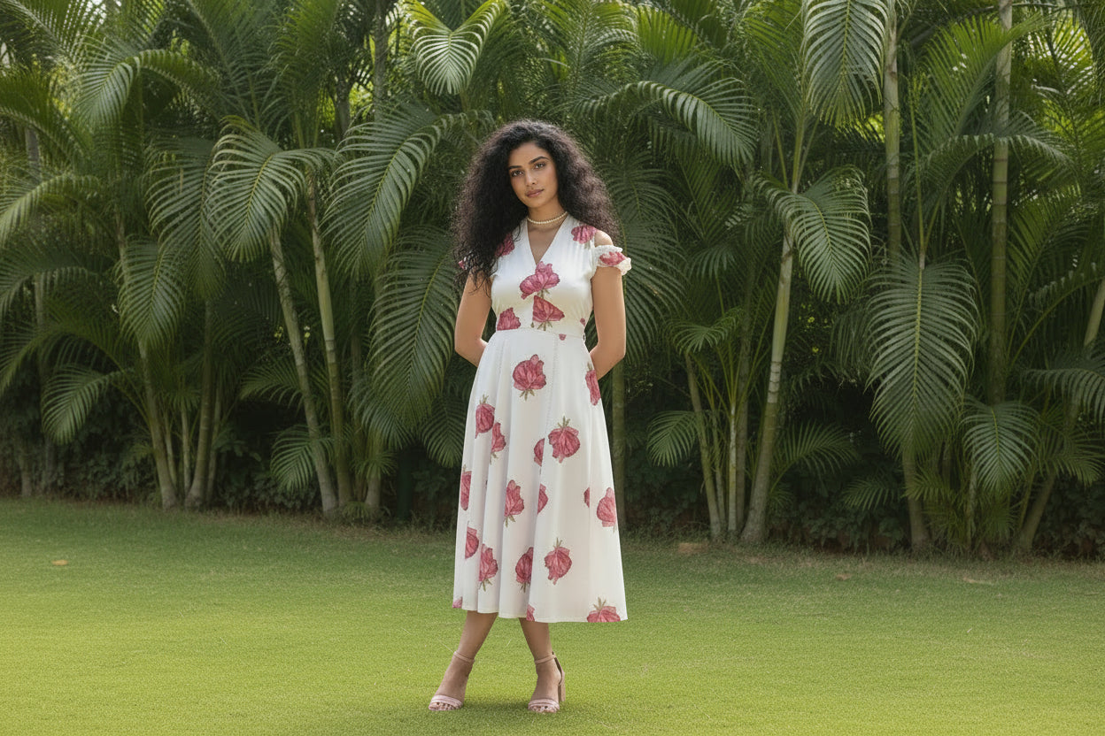 White Rose Midi